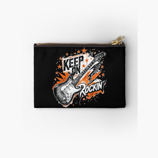 Item preview, Keep On Rockin Vintage Electric Guitar Rock N Roll T-Shirt designed and sold by NeO² Studio.