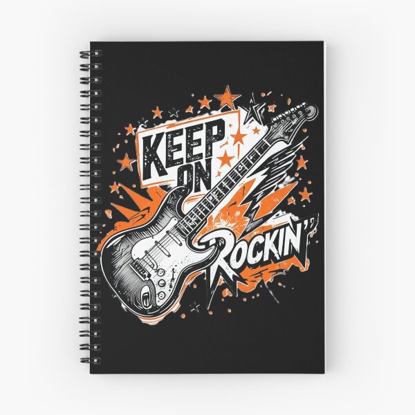 Item preview, Keep On Rockin Vintage Electric Guitar Rock N Roll T-Shirt designed and sold by NeO² Studio.