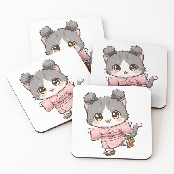 Item preview, Cute Japanese Kimono Kitten designed and sold by Sophia1914Tw.