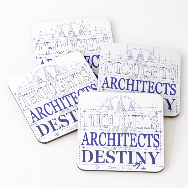 Item preview, Thoughts are the Architects of you Destiny - Bluprint designed and sold by Heather Walton.