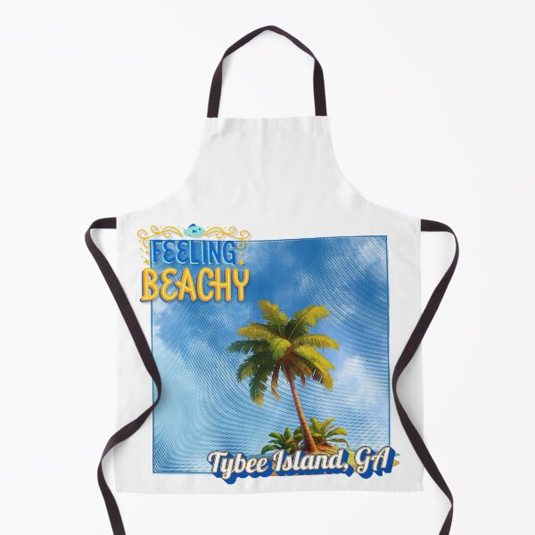 Item preview, Feeling Beachy Tybee Island GA | Retro Halftone Palm Tree Beach Design designed and sold by DonnaRaine.