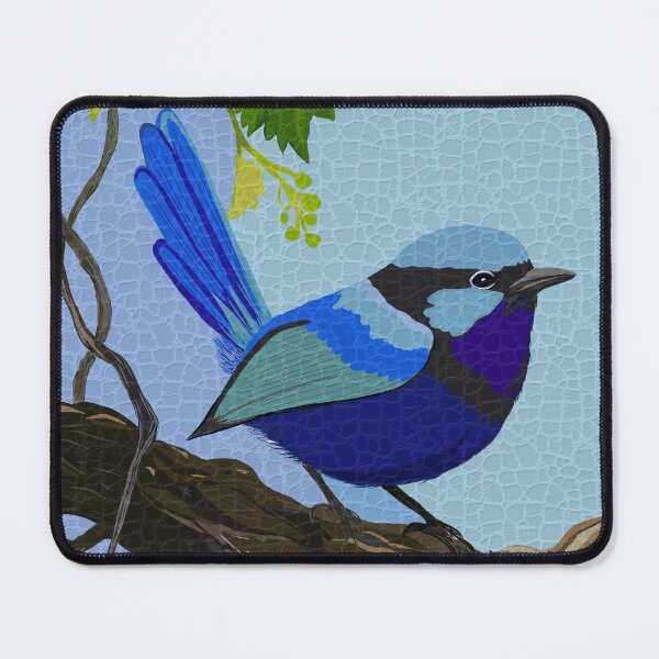 Item preview, Blue Wren in Mosaic Light designed and sold by WildPaletteMM.