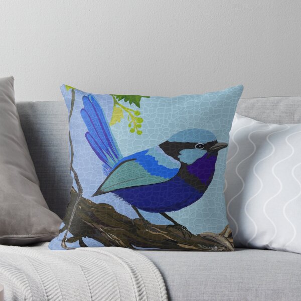 Item preview, Blue Wren in Mosaic Light designed and sold by WildPaletteMM.
