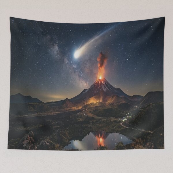 Item preview, Star Over A Volcano  designed and sold by Karen Persephone .