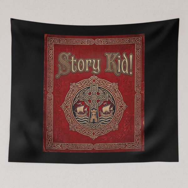 Item preview, Story Kid Celtic Knotwork Fantasy Reader Design designed and sold by Flirt-Teez.