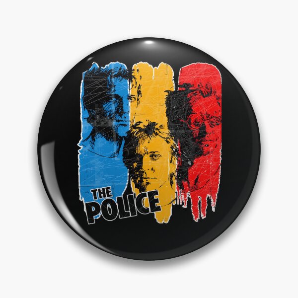 Item preview, The Police Tricolor Member Portraits designed and sold by Hampra.