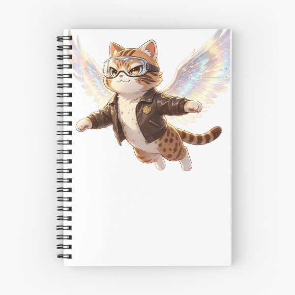 Item preview, The Sky-Glider Felis Nigripes - Cute Tactical Aviator Cat designed and sold by ABYSSLAB.