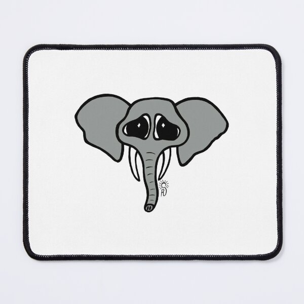 Item preview, Elephant Friend Cute Sad Big Eyes Safari Illustration designed and sold by ArtbySunRaeer.