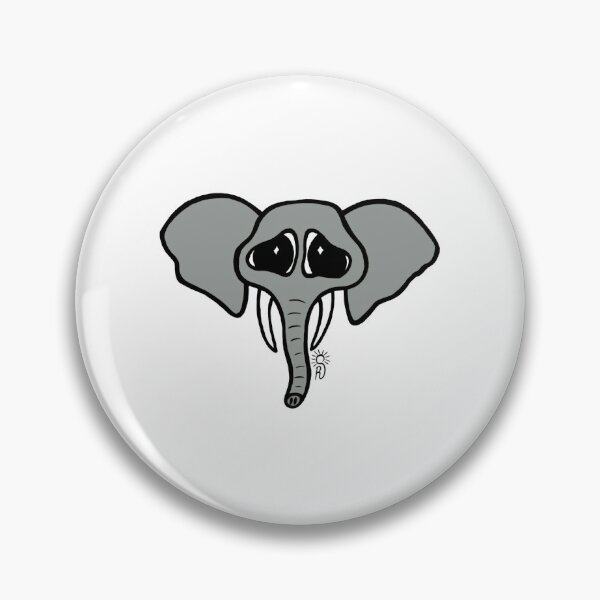 Item preview, Elephant Friend Cute Sad Big Eyes Safari Illustration designed and sold by ArtbySunRaeer.
