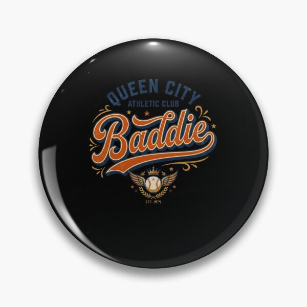 Item preview, Queen City Athletic Club Baddie Baseball Fan designed and sold by Flirt-Teez.