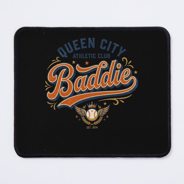 Item preview, Queen City Athletic Club Baddie Baseball Fan designed and sold by Flirt-Teez.