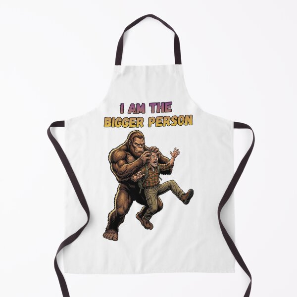 Item preview, Bigfoot I Am The Bigger Person - Funny Cryptidcore Big Hairy Man Tough Guy designed and sold by Spank My Yeti.