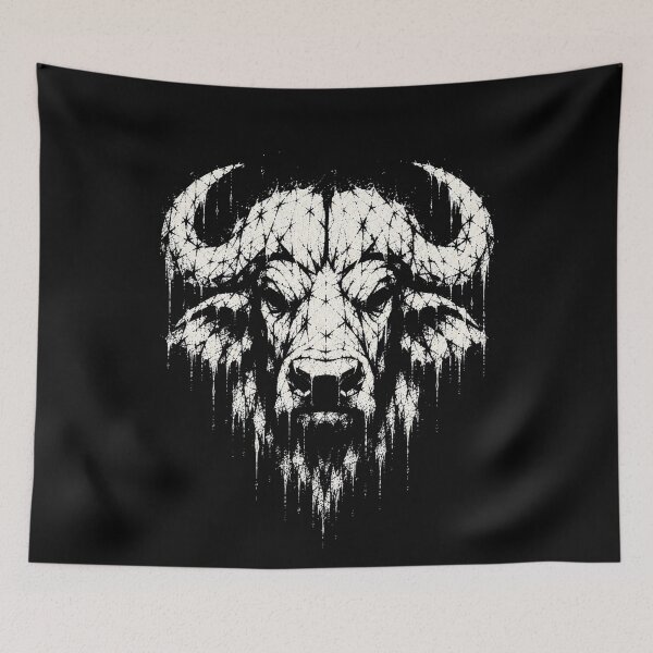 Item preview, Buffalo Skull - African Wildlife Streetwear designed and sold by JonelCrafts.