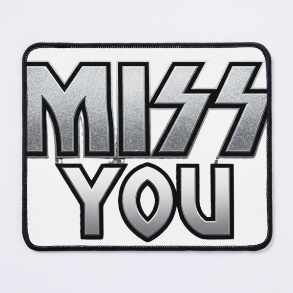 Item preview, miss you funny hard rock band parody graphic designed and sold by lifrary365.