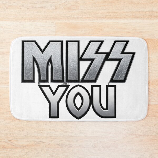Item preview, miss you funny hard rock band parody graphic designed and sold by lifrary365.