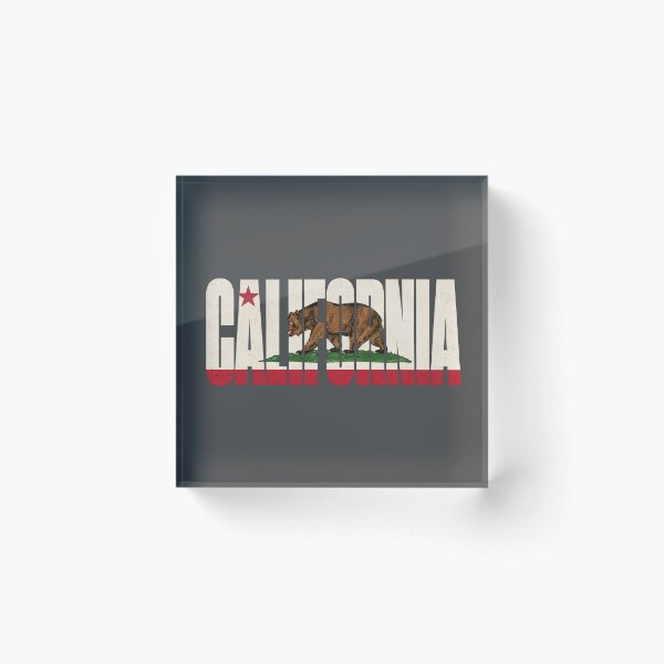 Item preview, California State Flag Typography | Vintage Bear Flag Design designed and sold by SimplyJasper.