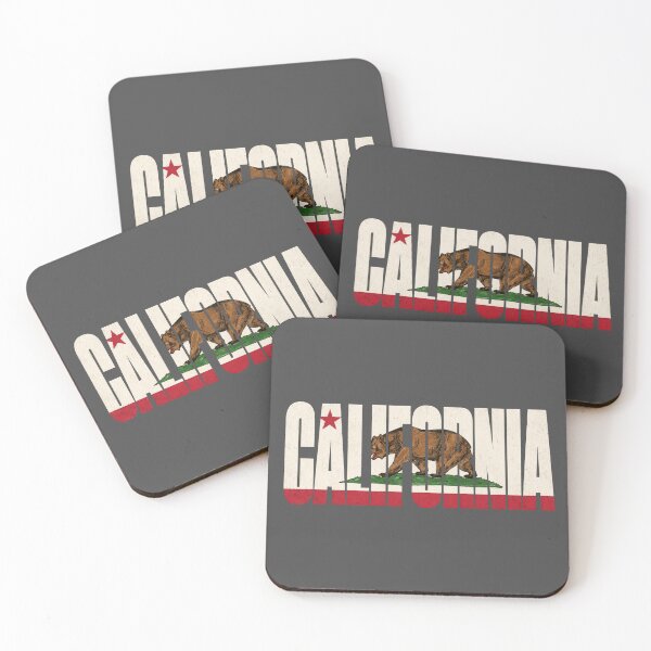 Item preview, California State Flag Typography | Vintage Bear Flag Design designed and sold by SimplyJasper.