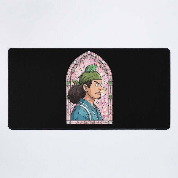 Item preview, Usopp One Piece Frog Charm Stained Glass designed and sold by mildaclairmo.
