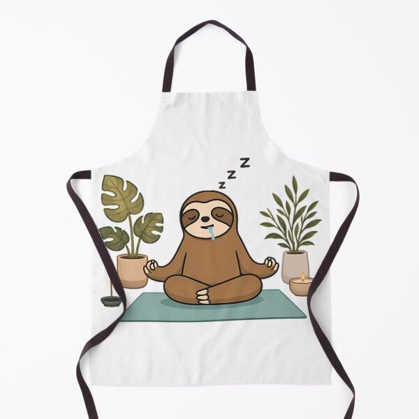 Item preview, Sleeping Sloth on Yoga Mat designed and sold by Hooi-Boon-Sin.