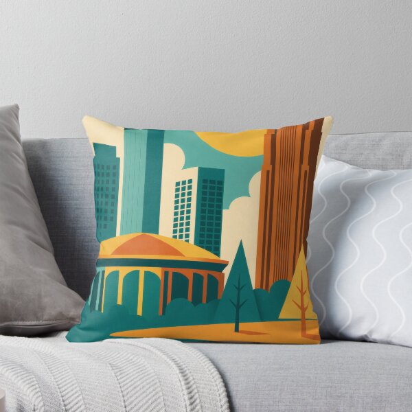 Item preview, Retro Pop Art Poster Illustration of Atlanta | Bold Downtown Skyline, Peachtree Street & Centennial Olympic Park | Vintage Georgia Wall Art Decor designed and sold by PaintedPixels01.