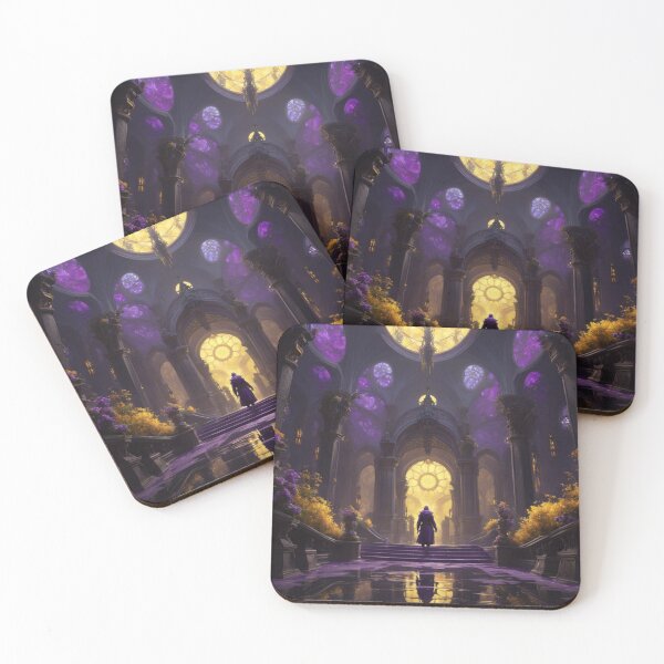 Item preview, Enchanted Violet Cathedral Fantasy Art designed and sold by Uniquely Yours.