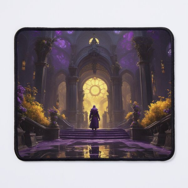 Item preview, Enchanted Violet Cathedral Fantasy Art designed and sold by Uniquely Yours.