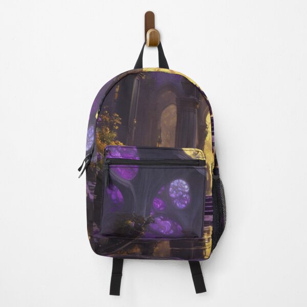Item preview, Enchanted Violet Cathedral Fantasy Art designed and sold by Uniquely Yours.