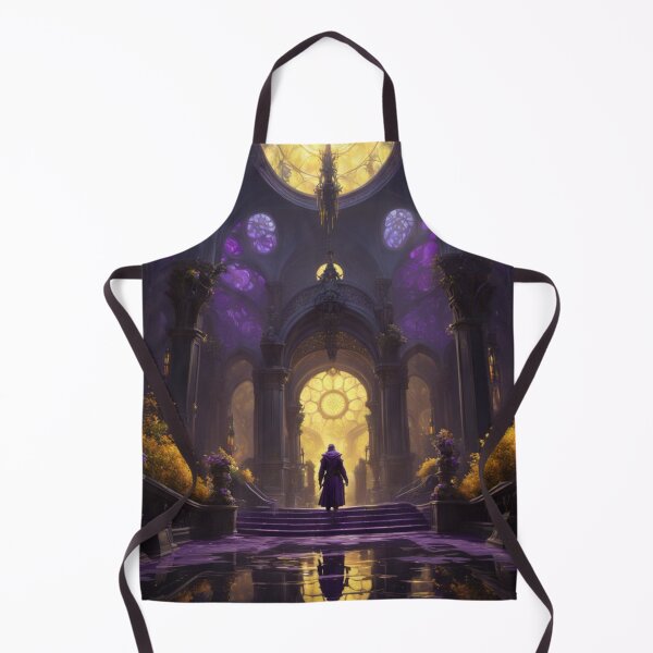 Item preview, Enchanted Violet Cathedral Fantasy Art designed and sold by Uniquely Yours.