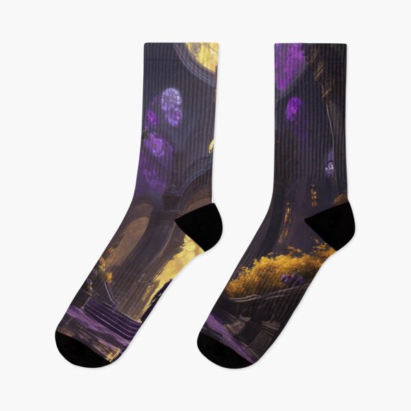 Item preview, Enchanted Violet Cathedral Fantasy Art designed and sold by Uniquely Yours.