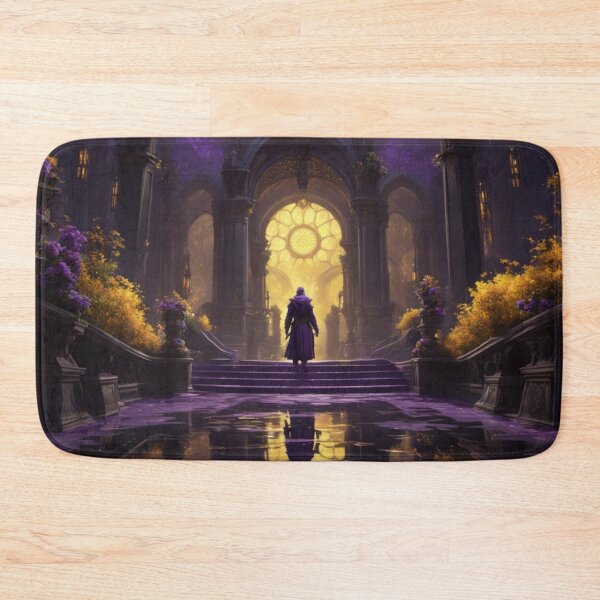 Item preview, Enchanted Violet Cathedral Fantasy Art designed and sold by Uniquely Yours.