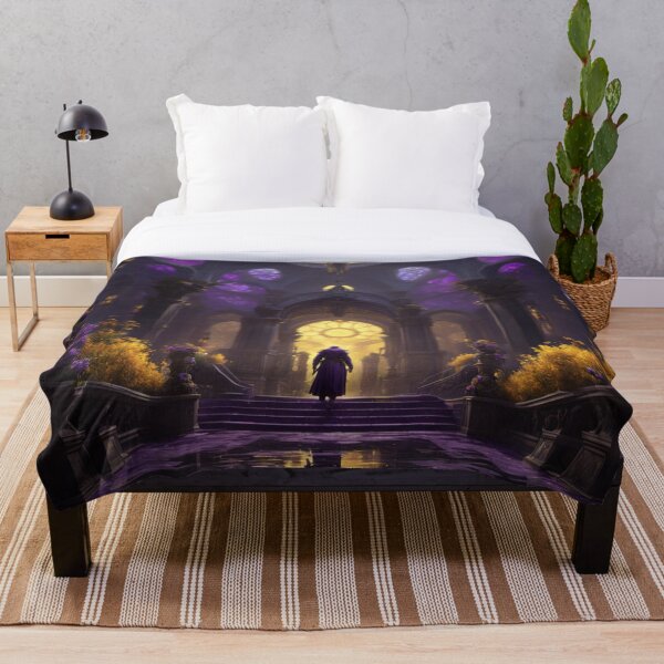 Item preview, Enchanted Violet Cathedral Fantasy Art designed and sold by Uniquely Yours.