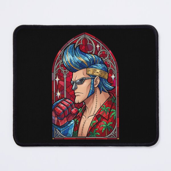 Item preview, Franky One Piece Red Gothic Stained Glass designed and sold by mildaclairmo.