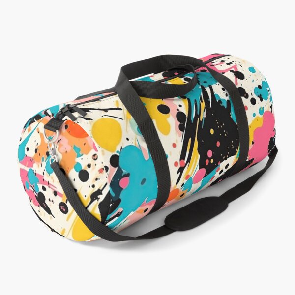 Item preview, Playful Pastel & Black Ink Paint Splatter Pattern designed and sold by VibeShift Studio.