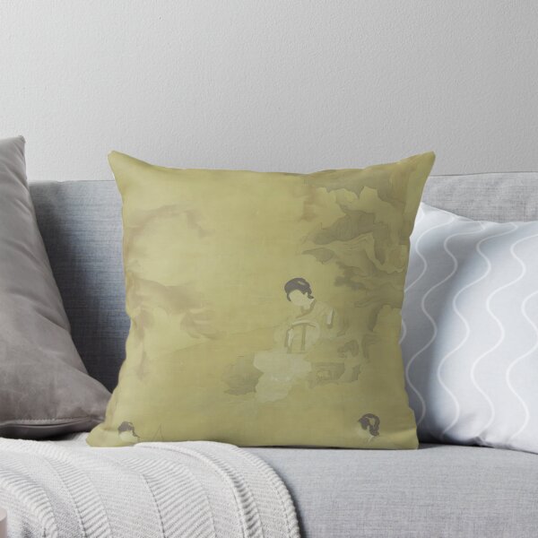Item preview, Female Musician in a garden under banana palm  designed and sold by Paper & Pine .