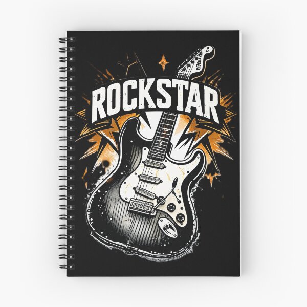 Item preview, Rockstar Electric Guitar Vintage Rock N Roll Graphic designed and sold by NeO² Studio.