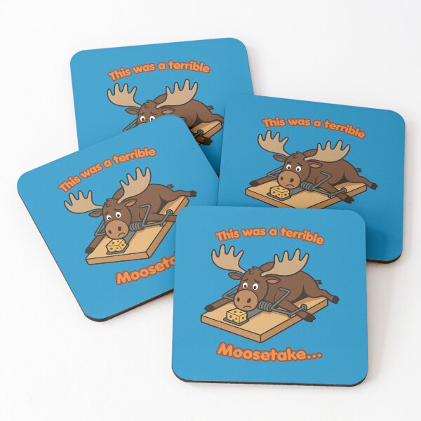 Item preview, Humor de alces divertidos y juegos de palabras sobre animales de Alaska. designed and sold by InkyCorvid.