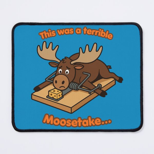 Item preview, Funny Moose Pun Humor Comedy Alaska Animal designed and sold by InkyCorvid.