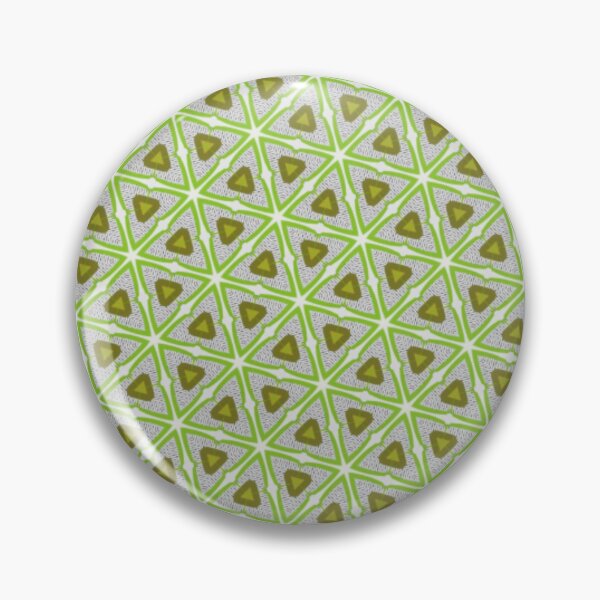 Item preview, Retro Olive Hex Pattern designed and sold by Shy Fractal Designs.