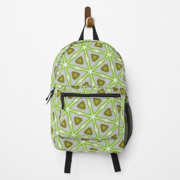 Item preview, Retro Olive Hex Pattern designed and sold by Shy Fractal Designs.