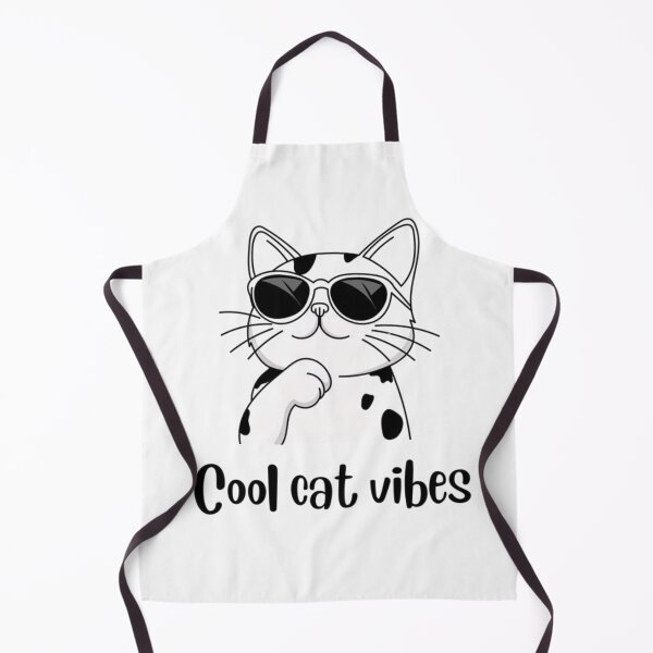 Item preview, Cat vibes typography design designed and sold by RajDeals.