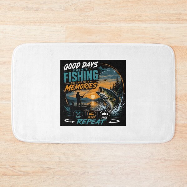 Item preview, Good Days Start With Fishing And End With Memories designed and sold by pawankumar339.