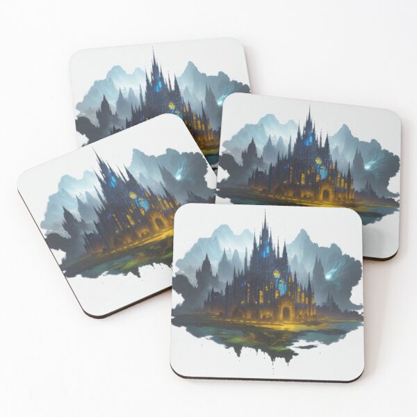 Item preview, Enchanted Gothic Castle Fantasy Art designed and sold by Uniquely Yours.