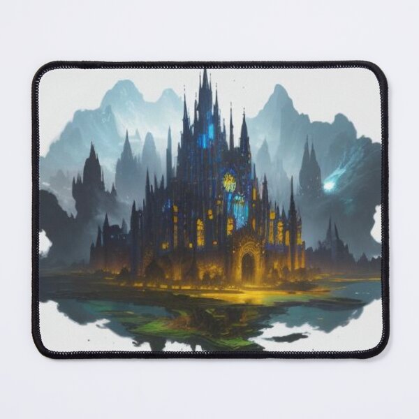 Item preview, Enchanted Gothic Castle Fantasy Art designed and sold by Uniquely Yours.