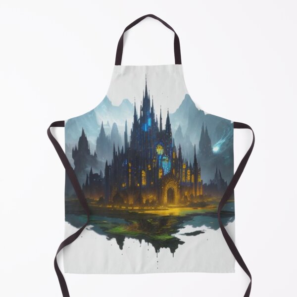 Item preview, Enchanted Gothic Castle Fantasy Art designed and sold by Uniquely Yours.