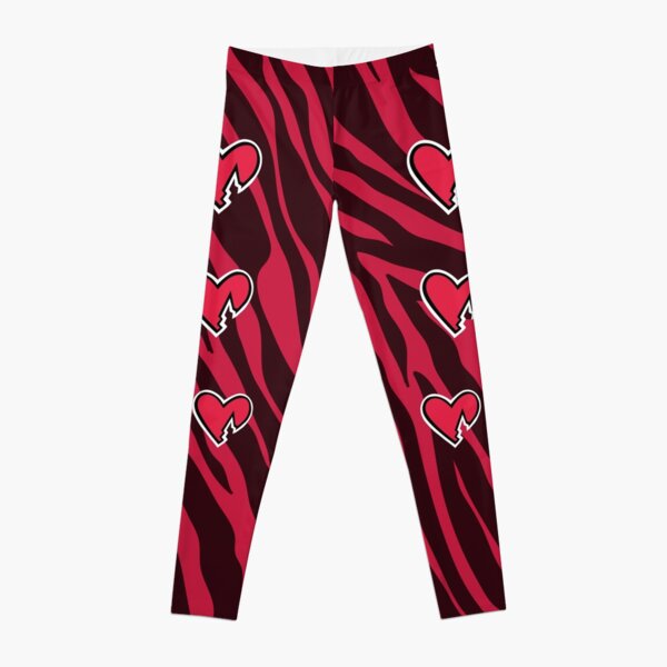 Red Valentine's Day Heart Leggings