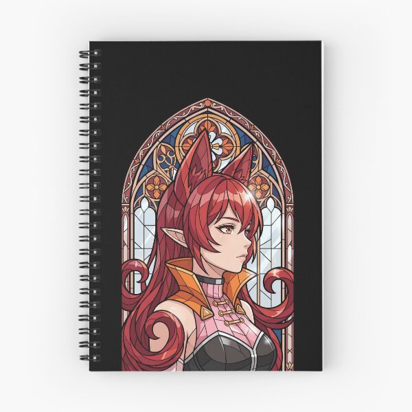Item preview, Amelie Azazel Iruma kun Red Stained Glass Demon School Profile designed and sold by mildaclairmo.