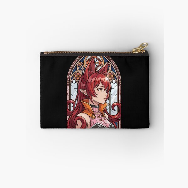 Item preview, Amelie Azazel Iruma kun Red Stained Glass Demon School Profile designed and sold by mildaclairmo.