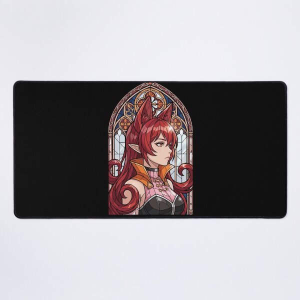 Item preview, Amelie Azazel Iruma kun Red Stained Glass Demon School Profile designed and sold by mildaclairmo.
