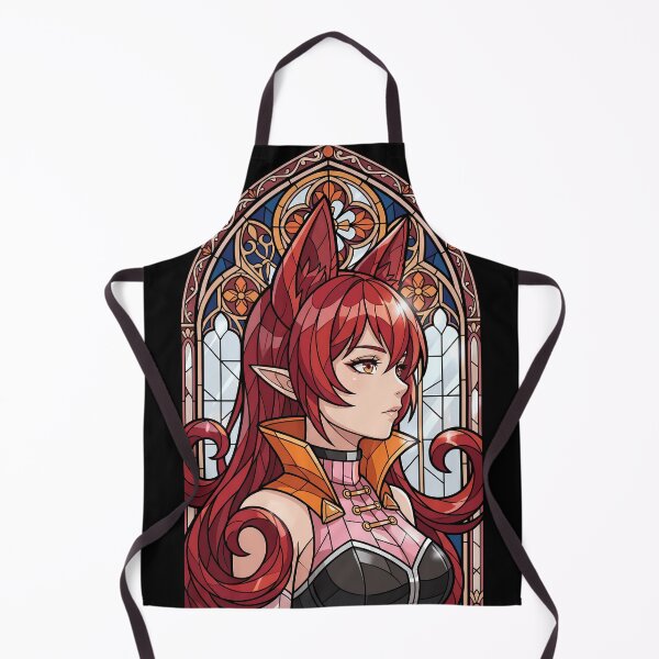 Item preview, Amelie Azazel Iruma kun Red Stained Glass Demon School Profile designed and sold by mildaclairmo.