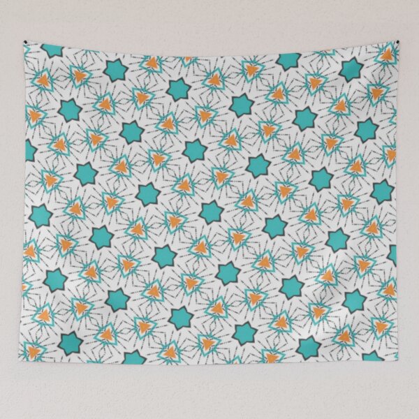 Item preview, Retro Twinkling Stars Pattern designed and sold by Shy Fractal Designs.